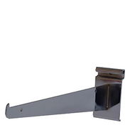 12" Gridwall Shelf Bracket - Chrome