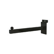 12" Square Tube Slatwall Faceout - Black