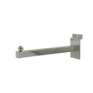 12" Square Tube Slatwall Faceout - Chrome