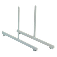 2' Rectangular Grid Legs with Levelers White