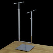 2-Tier Chrome Jewelry Display Stand