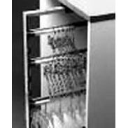 24" In-Counter Pullout Hanger Rack