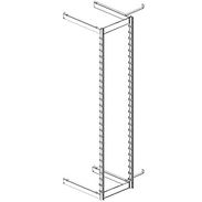 24" Wall Mount Storage Hanger Rack Double Add-On - 120"H