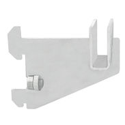 3" Rectangular Tube Bracket 1" Slots - Chrome