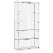 Cirrus Rectangular Display Case - White