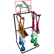 4 Hook Counter Rack - Black