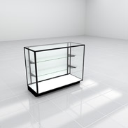 48"W Extra Vision Display Case - Black