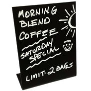 Slant Back Chalkboard Sign - 7"H