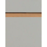 Dove Grey Slatwall Panel - 6" OC