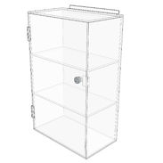 Acrylic Slatwall Display Case - Tower 2 Shelf