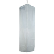 Wedding Dress Garment Bag with Gusset and Document Pocket - 72" White