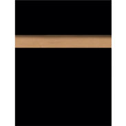 Black Slatwall Panel - 6" OC