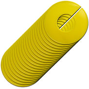 Blank Round Size Dividers - Yellow