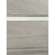 Campfire Ash Slatwall Panel with Aluminum Inserts
