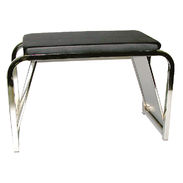 Chrome Shoe Fitting Bench with Mirrors