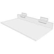 Deluxe Series Slatwall Shelf 12" x 6"