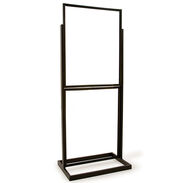 Double Bulletin Sign Holder Black