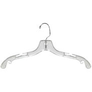 Dress - Shirt Hangers 17" Clear Super Heavyweight