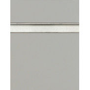 Gray Slatwall Panel with Aluminum Inserts