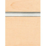 Maple Slatwall Panel with Aluminum Inserts
