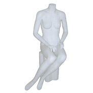 Econo-Line Headless Female Mannequin - Seated Female Mannequin