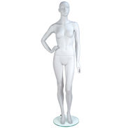 Realistic Mannequins: Judy Female Mannequin, Left Hand on Hip, Right Leg  Forward