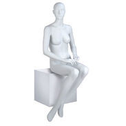 Eve Seated Mannequin Cameo White