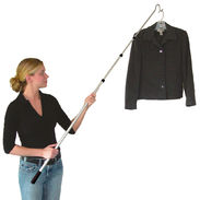 Expandable 12' Garment Reacher Pole