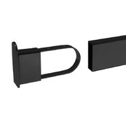 Extended Rectangular End Cap - Matte Black