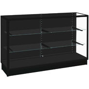 Black Extra Vision Display Case - Knockdown Economy Plus