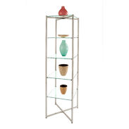 Folding Glass Etagere - Large