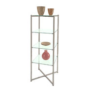 Folding Glass Etagere - Medium