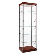 Gamma Rectangular Display Case with Laminate Top