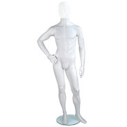 Gene Mannequin Right Hand on Hip Cameo White