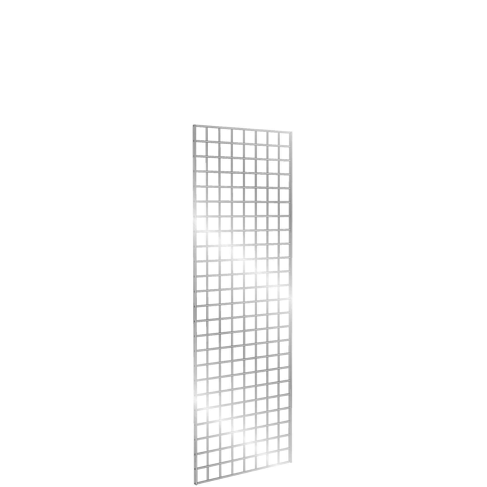 Gridwall Panel 2' x 6' Chrome