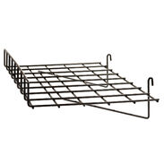 Heavy Duty Flat Gridwall Shelf with Lip