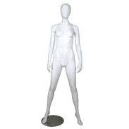 High Gloss Female Mannequin - Wide Stance