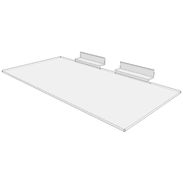 Value Series Injection Molded Slatwall Shelf 