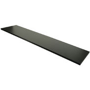 Black Wood Shelves 12" x 48"