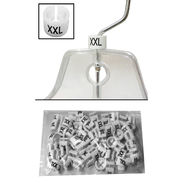 Mini Hanger Size Markers - XX-Large - White