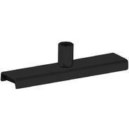 Magnetic Flat 4" Base 3/8" Threaded - Matte Black