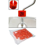 Mini Hanger Size Markers - 2X - Orange