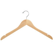 Natural Wood Hangers for Jackets