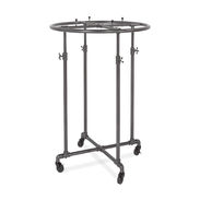 Adjustable Height 36" Round Pipe Clothing Rack