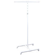 Pro Series Matte White 2 Way Pipe Clothing Rack