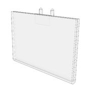 Slatwall H Unit Metal Sign Holder - Black 44x7