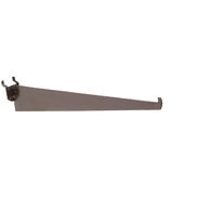 12" Pegboard Shelf Bracket - Satin Zinc