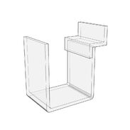 Small Acrylic Slatwall Easel
