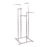 Ravenna Satin Nickel 4 Way Rack