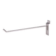 Slatwall Hook - 10" Satin Nickel 